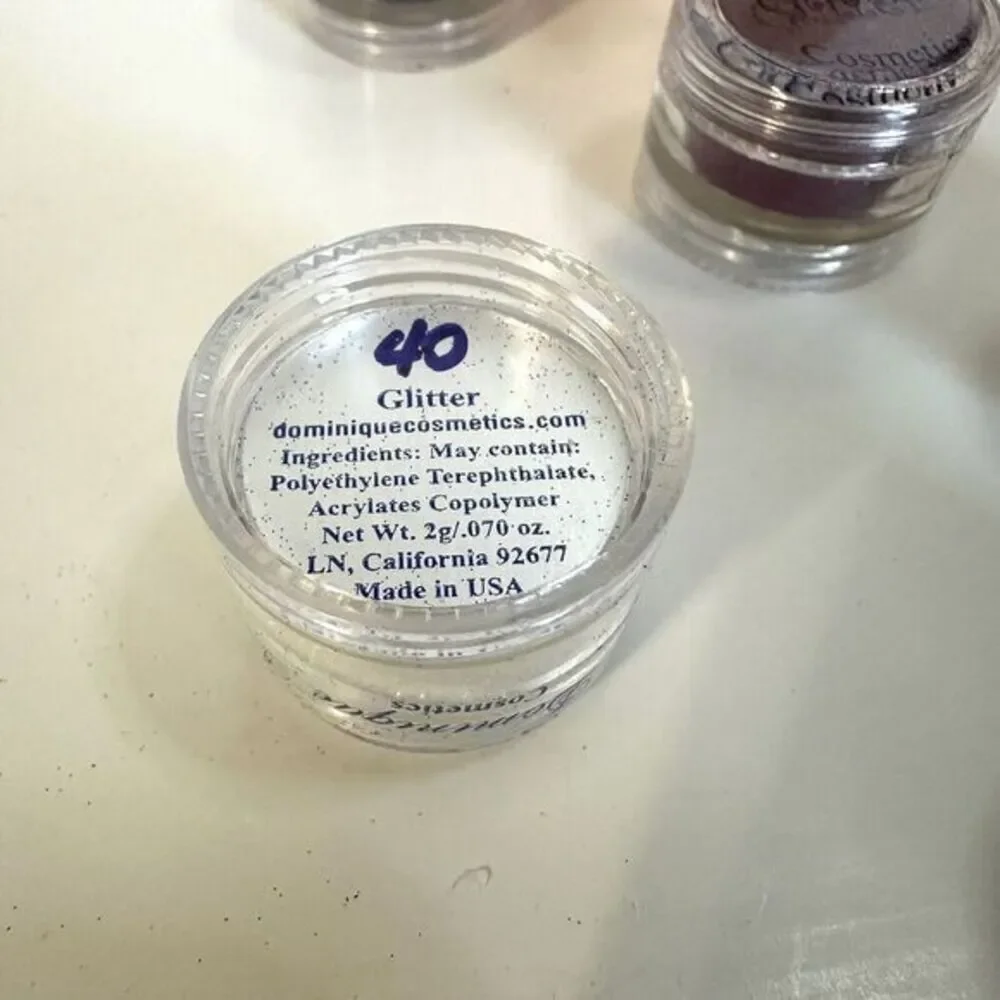 Lot Of Original Dominique Cosmetics Glitter & Pure Color NEW Sealed‎ Rare NOS